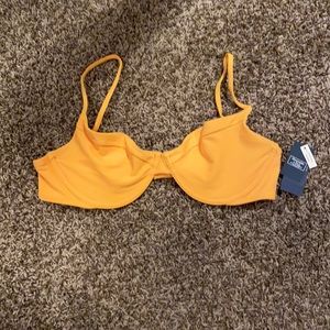 Abercrombie and Fitch yellow bikini top